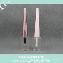 Forme spéciale transparente & vide Lip Gloss Tube AG-LN-LG7019-20, AGPM emballage cosmétique, couleurs/Logo personnalisé